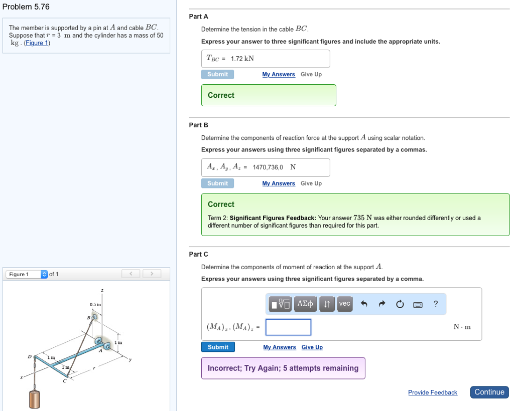 Solved Mech. Eng. Statics What is the moment? Other chegg | Chegg.com