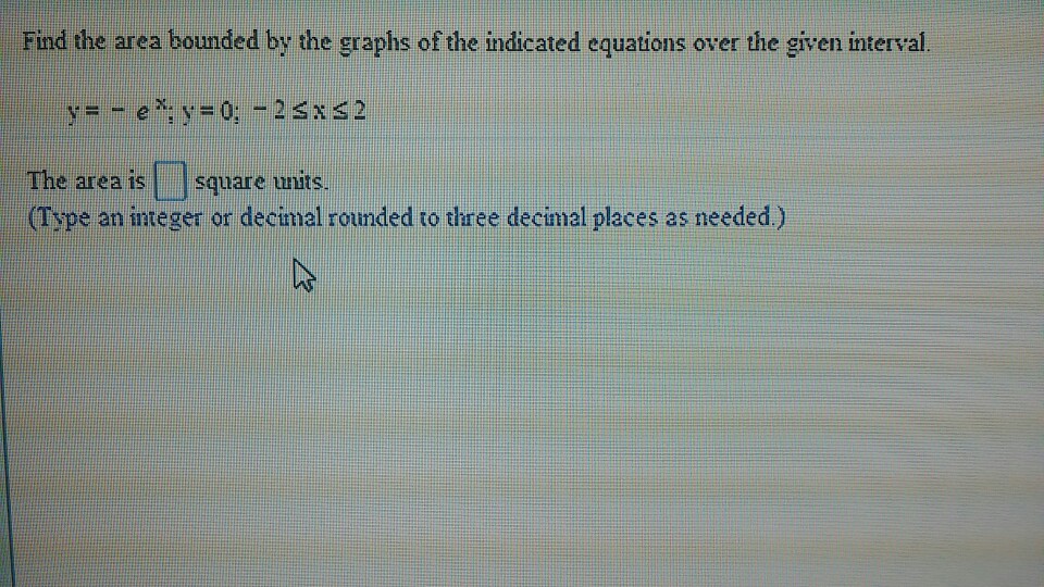 Solved Find the area bounded by the graphs of indicated | Chegg.com