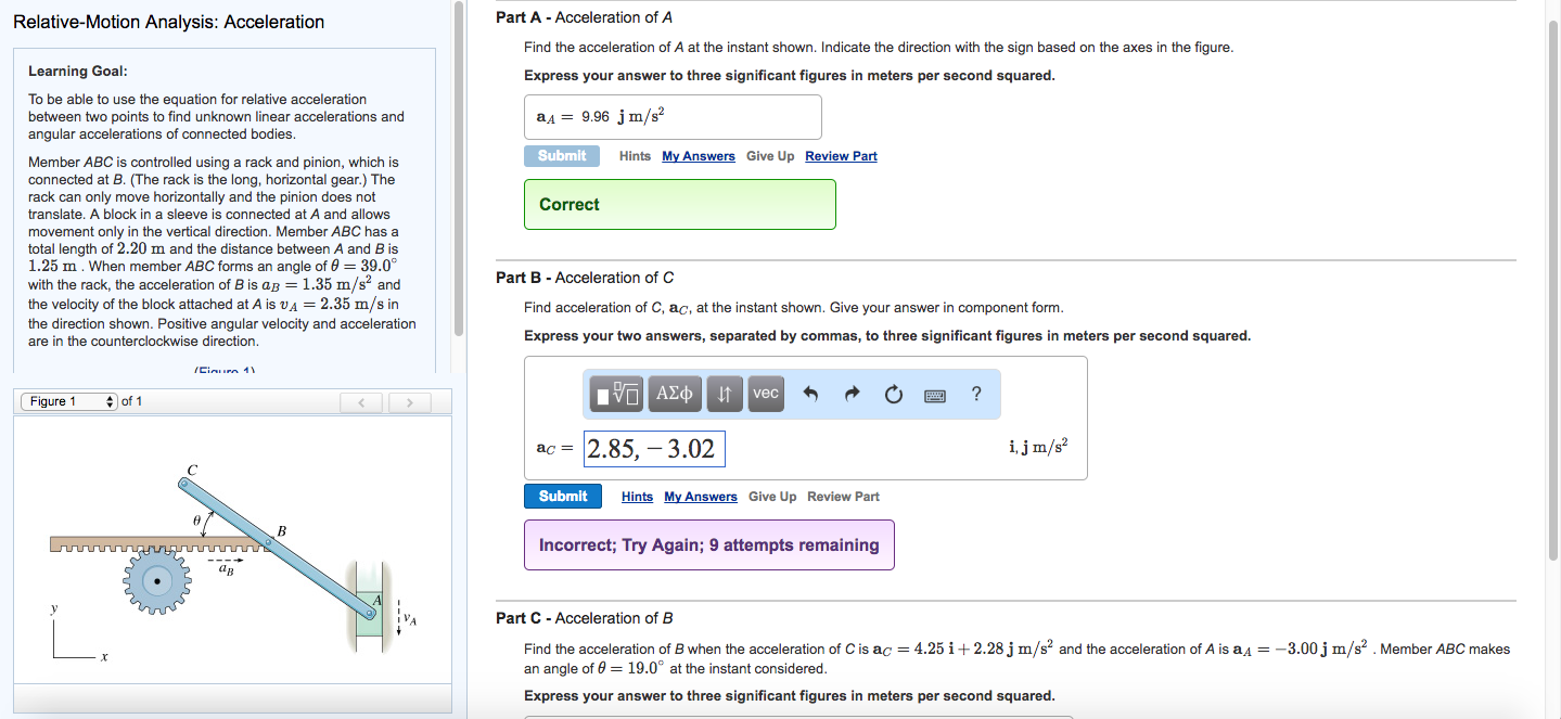 Solved To be able to use the equation for relative