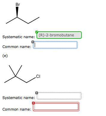 Solved List the systematic name and common name for each of | Chegg.com
