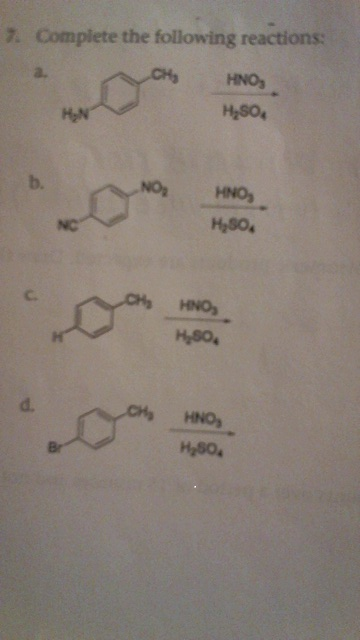 Solved Complete The Following Reactions Chegg