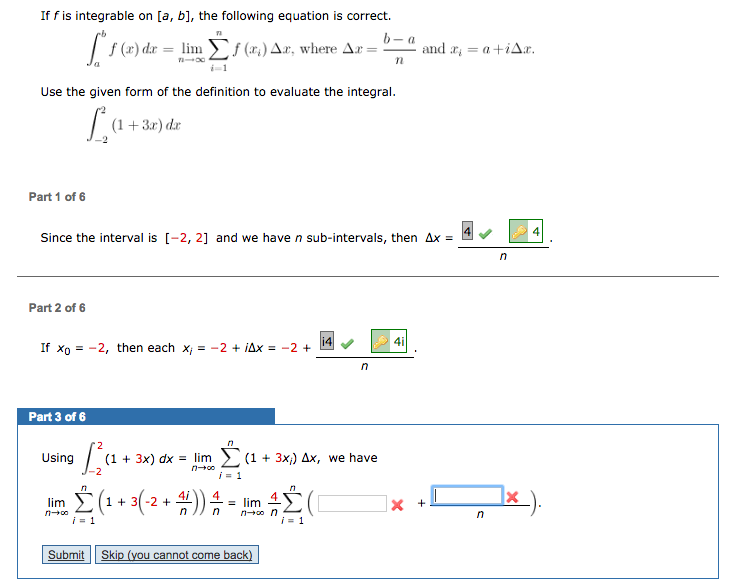 Solved If F Is Integrable On [a, B], The Following Equation | Chegg.com