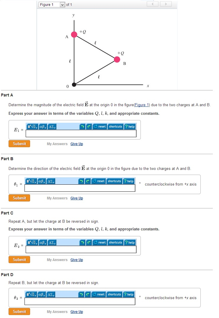 Determine the magnitude of the electric field E | Chegg.com