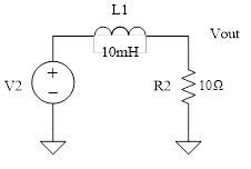 Solved For the RL circuit shown below, make R = 10? and L = | Chegg.com
