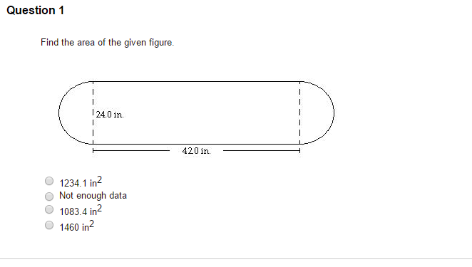 Solved Find the area of the given figure. 1234. 1 in^2 Not | Chegg.com
