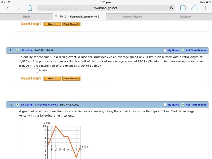 I need help with my physics homework statistics