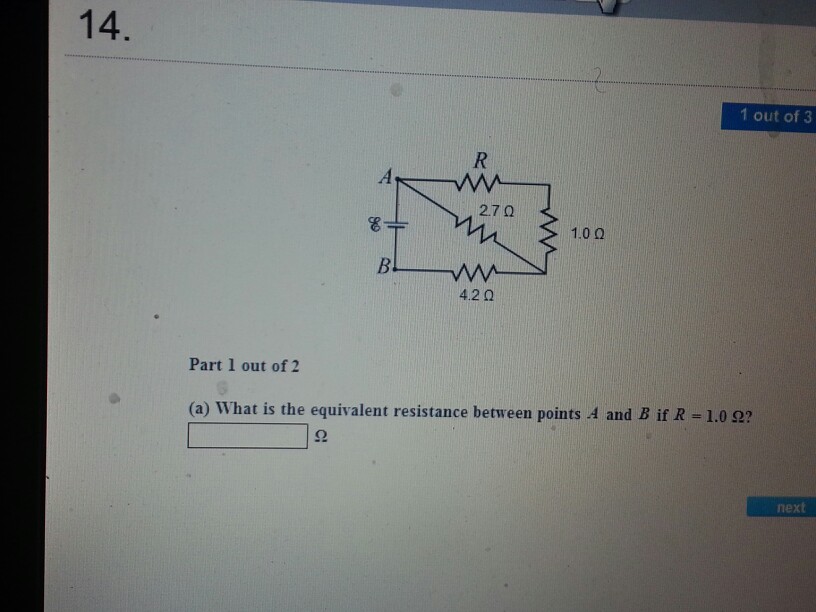 Solved (a) What is the equivalent resistance between points | Chegg.com