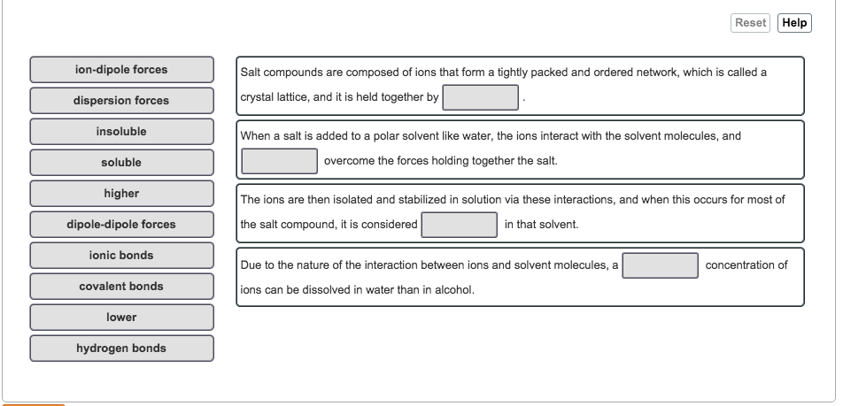 Solved Salt compounds are composed of ions hat form a | Chegg.com