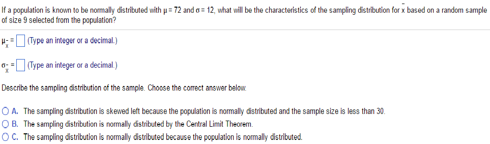 Solved If a population is known to be normally distributed | Chegg.com