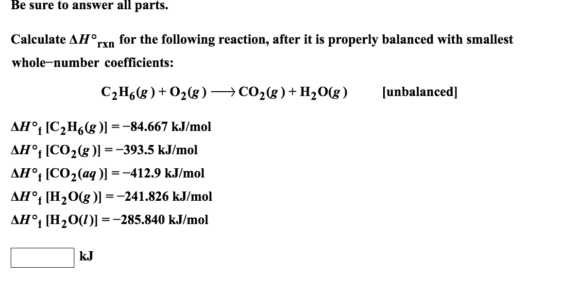 solved-calculate-delta-h-degree-rxn-for-the-following-chegg