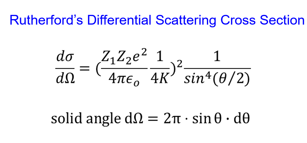 Solved Rutherford's Differential Scattering Cross Section | Chegg.com