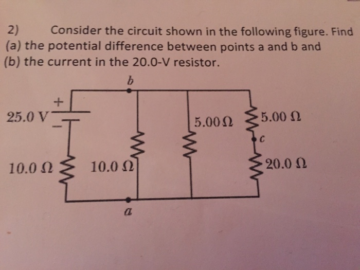 Solved Consider the circuit shown in the following figure. | Chegg.com