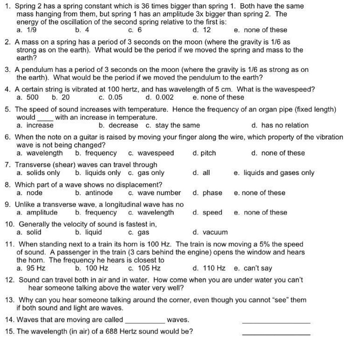 Solved Spring 2 has a spring constant which is 36 times | Chegg.com