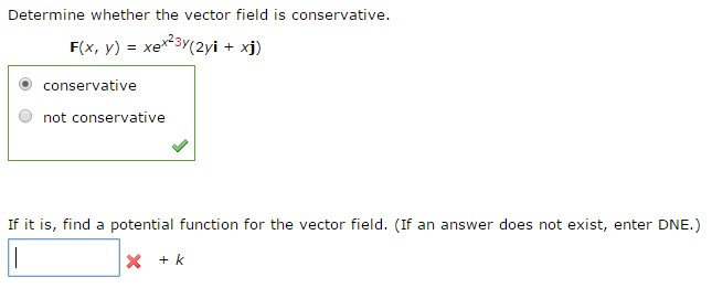 Solved: Determine Whether The Vector Field Is Conservative... | Chegg.com