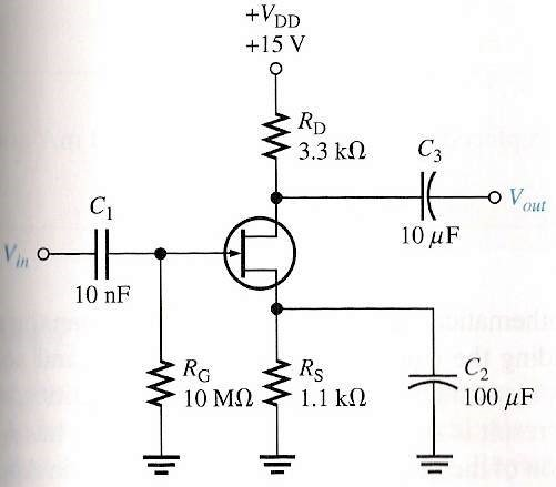 Solved The following JFET amplifier has an IDSS of 4.3 mA, | Chegg.com