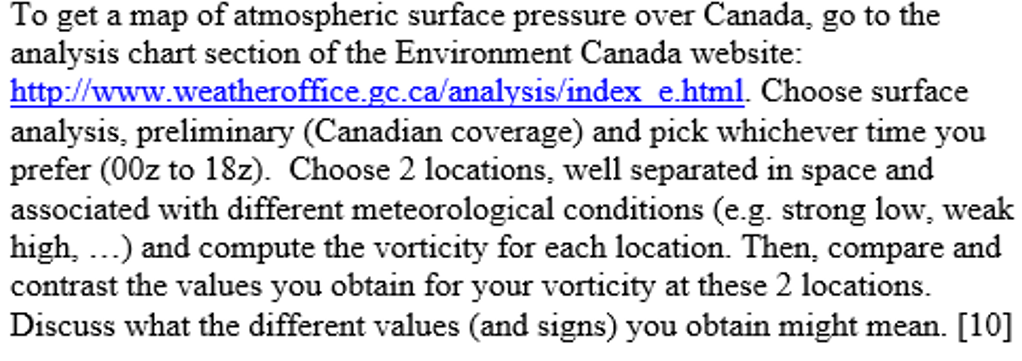 Solved To get a map of atmospheric surface pressure over | Chegg.com