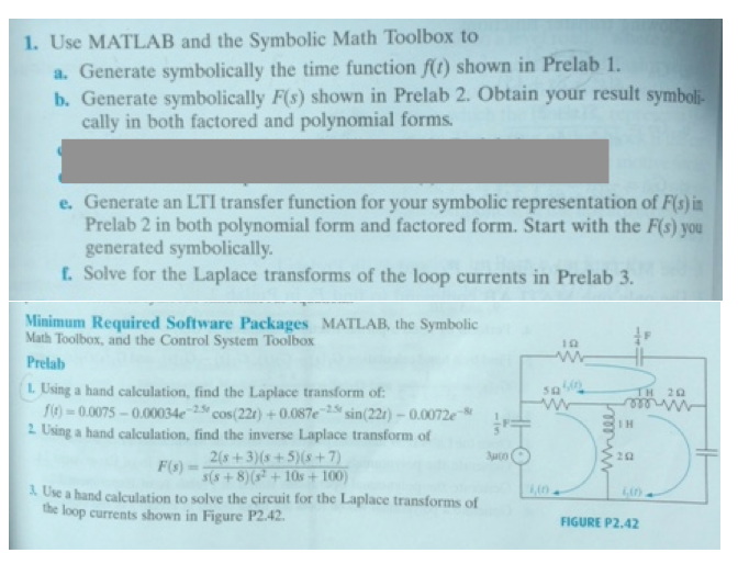 Solved Use MATLAB and the Symbolic Math Toolbox to Generate