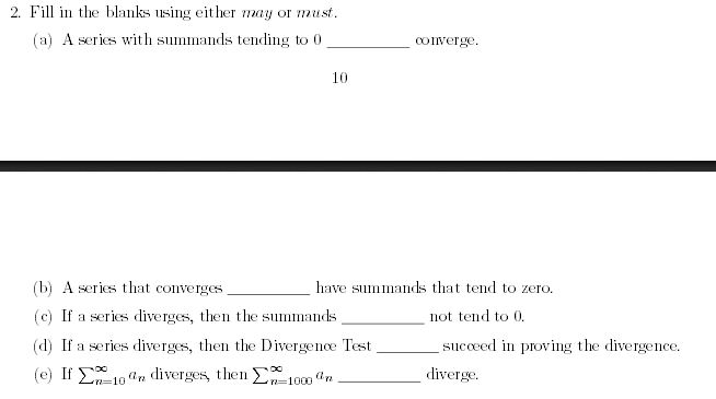Solved Fill in the blanks using cither may or must. A | Chegg.com