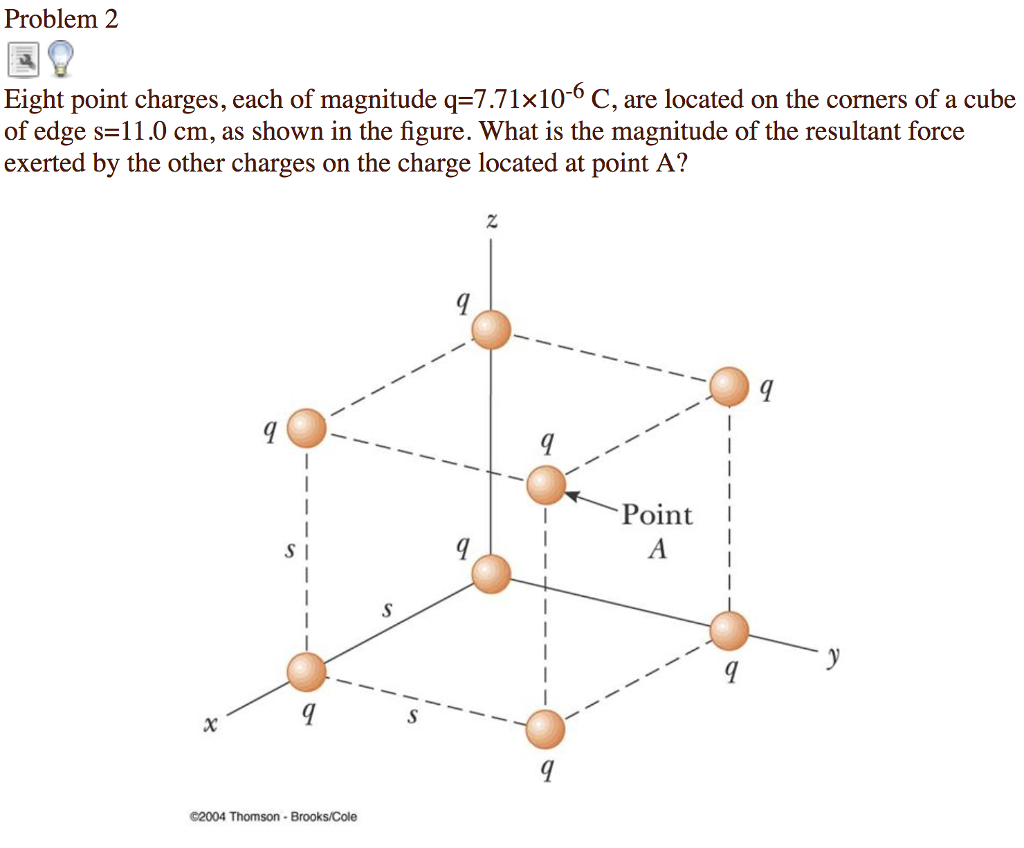 solved-problem-2-eight-point-charges-each-of-magnitude-chegg