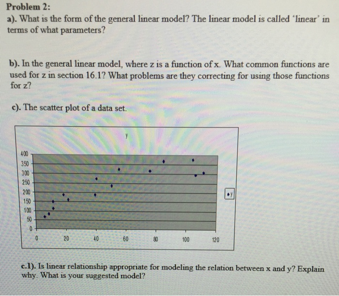 what-is-the-form-of-the-general-linear-model-the-chegg