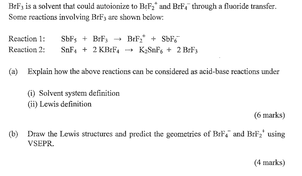 Brf3 Lewis Structure How To Draw The Lewis Structure For