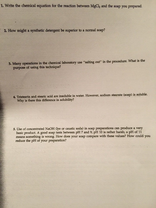 Solved 34 EXPERIMENT 34 Pre-Lab Questions 1. Below is a | Chegg.com