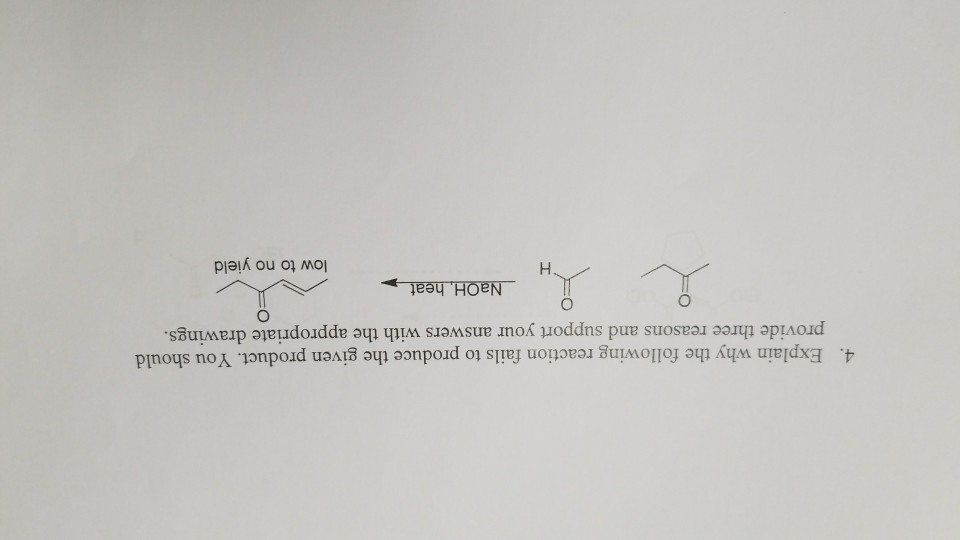 Solved Explain why the following reaction fails to produce | Chegg.com