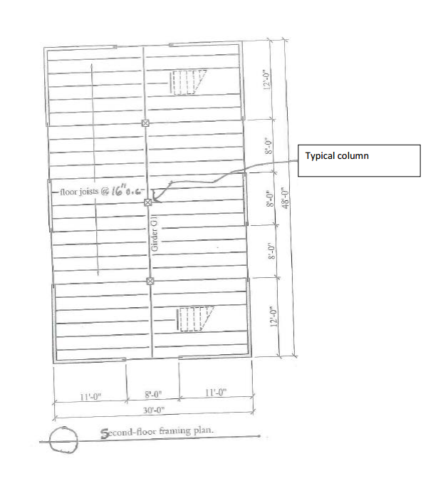 2nd floor wood framing plan