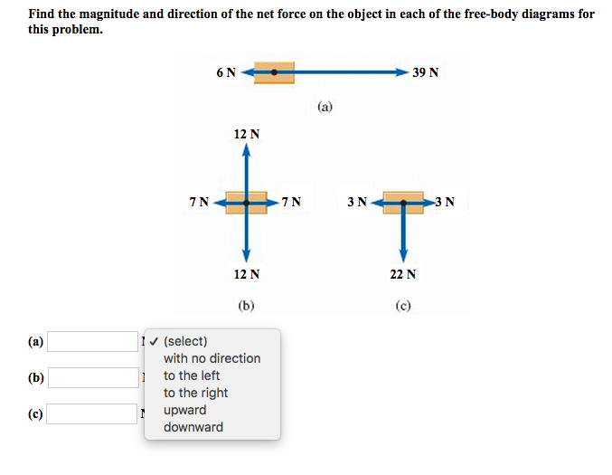 solved-find-the-magnitude-and-direction-of-the-net-force-on-chegg