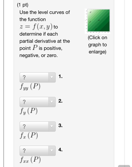 Use the level curves of the function z = f (x, y)to | Chegg.com