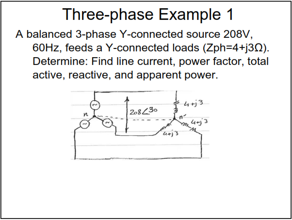 3 Phase Circuits Solved Problems