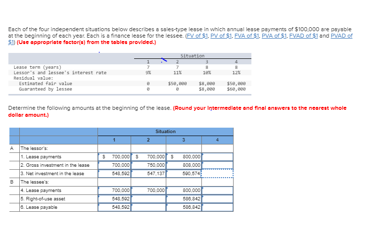 Excel 2019 In Practice - Ch 4 Independent Project 4-4 Solved Each of the four independent situations below | Chegg.com