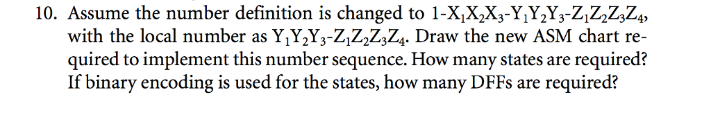 Solved The ASM chart in Figure 2.1 shows an FSM that outputs | Chegg.com