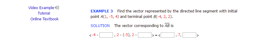 Solved Find the vector represented by the directed line | Chegg.com