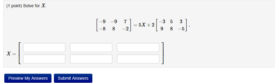 5 5x 8 )= 3 11x 9