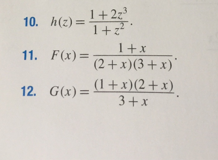 Solved Find the derivative using the quotient rule h(z) = 1