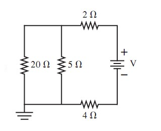 Solved What is the current through the 20 ohm resistor in | Chegg.com