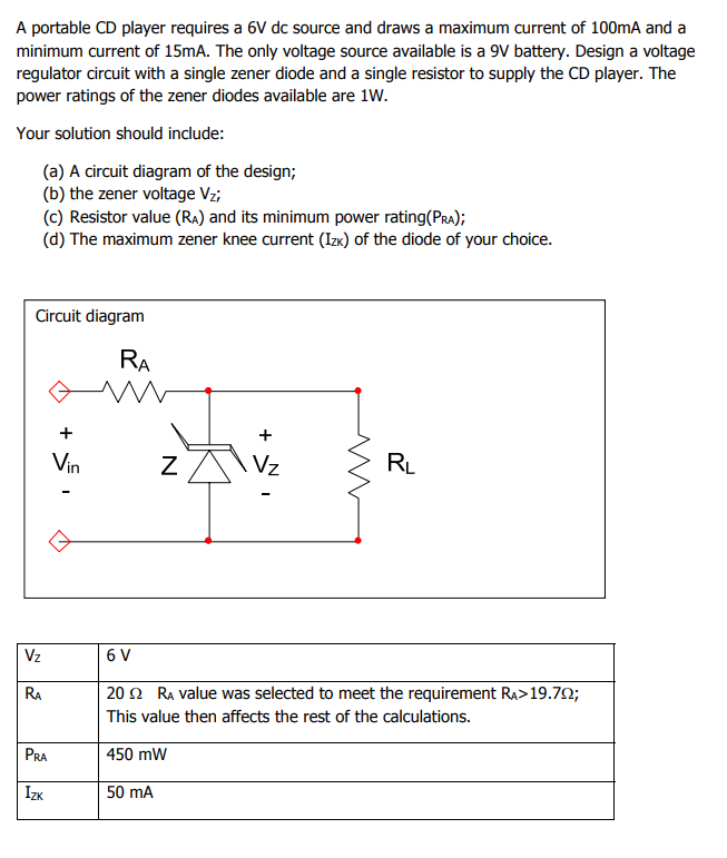 Solved One diode is placed in parallel with a series of two