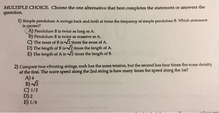 Solved If someone could help me answer these two questions | Chegg.com