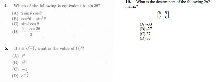 solved-which-of-the-following-is-equivalent-to-sin-2-theta-chegg