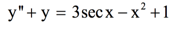 Solved Use the method of variation of parameters to find a | Chegg.com