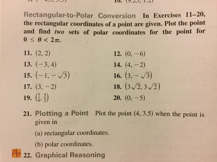 Conversion rectangular hotsell a polar