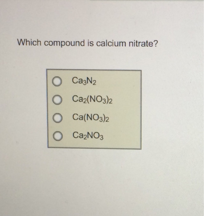 ca no3 2 full form