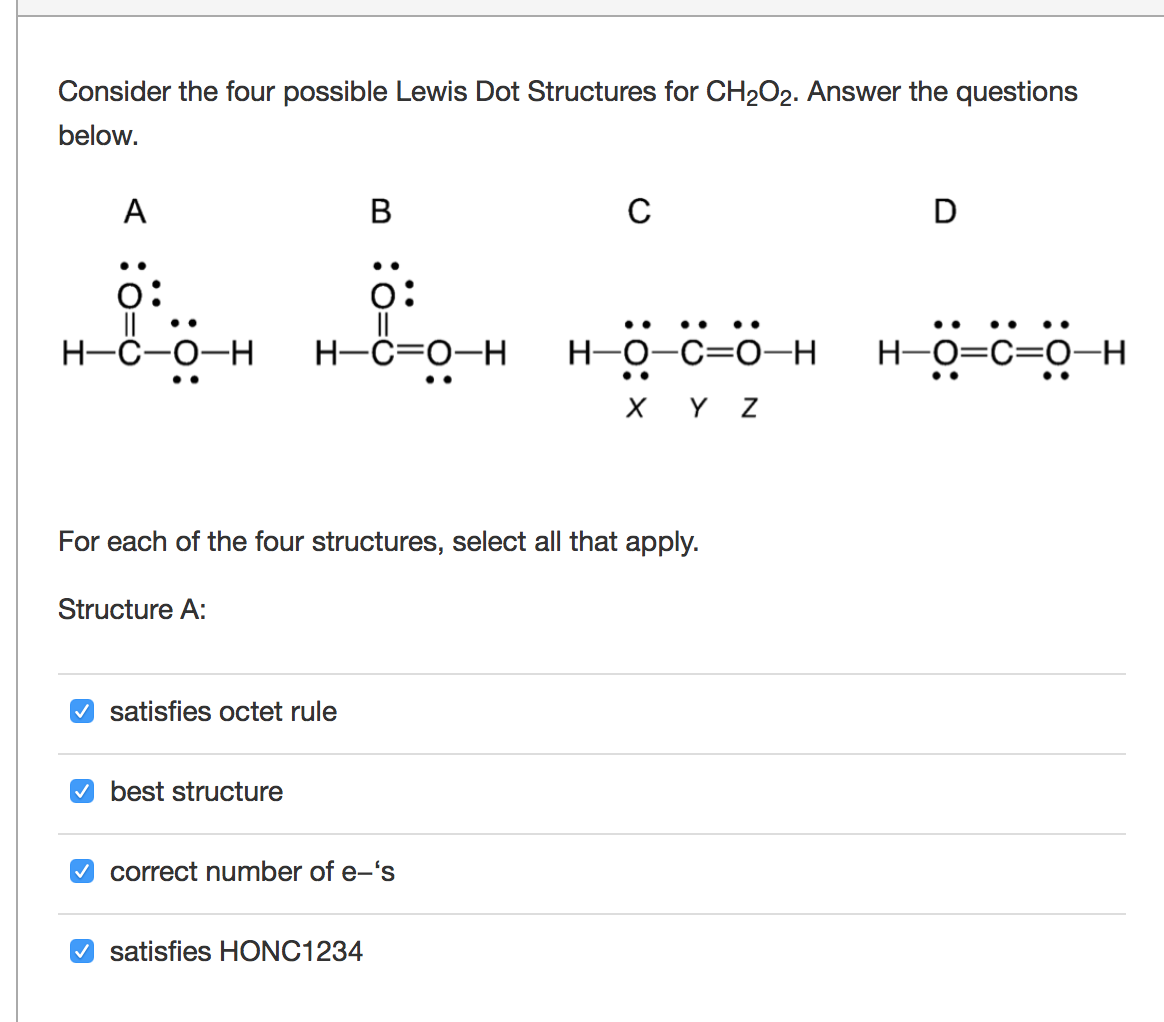Ch2o2 Lewis Structure