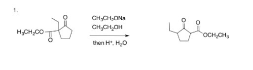 Solved 0 CH3CH2ONa CH3CH2OH H3CH2CO OCH2CH3 then H', H20 | Chegg.com