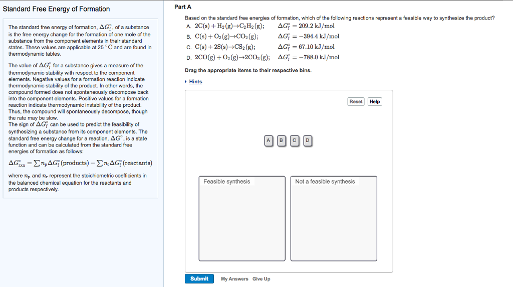 Solved Based on the standard free energies of formation, | Chegg.com