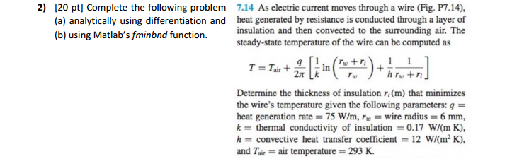 Complete the following problem (a) analytically | Chegg.com