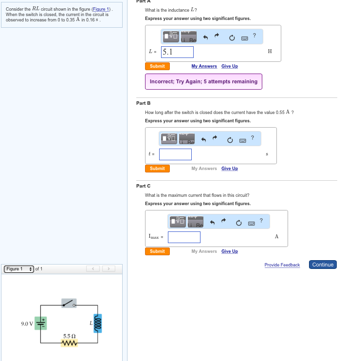 Solved Consider the RL circuit shown in the figure (Figure | Chegg.com