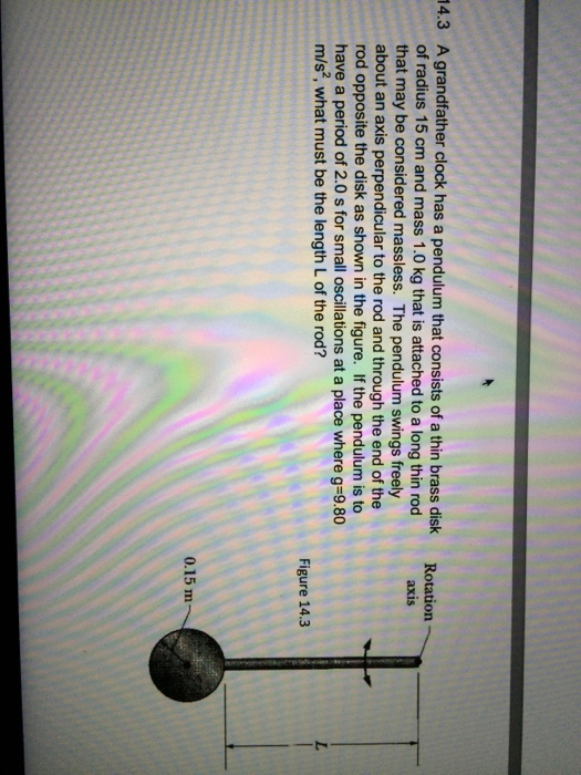 Solved A grandfather clock has a pendulum that consists of a