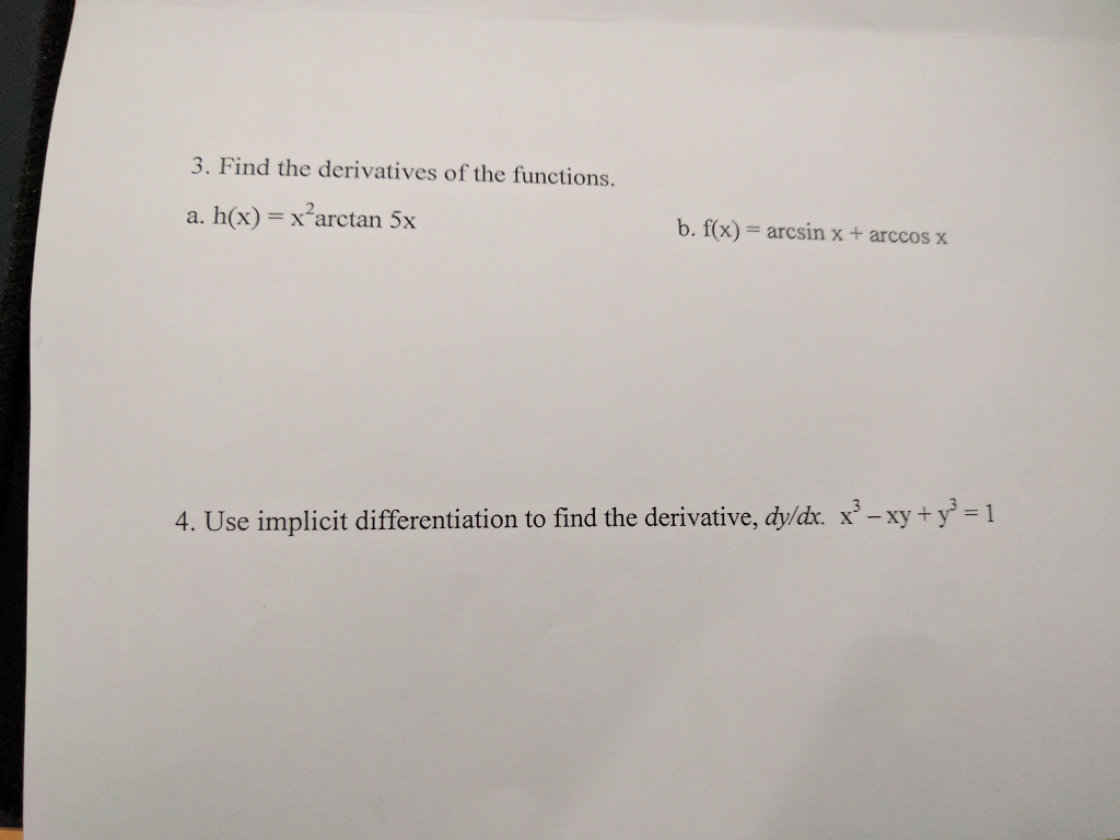 solved-find-the-derivatives-of-the-functions-a-h-x-x-2-chegg